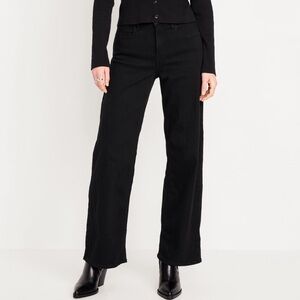 Old Navy Black Flare & Wide Leg Jeans